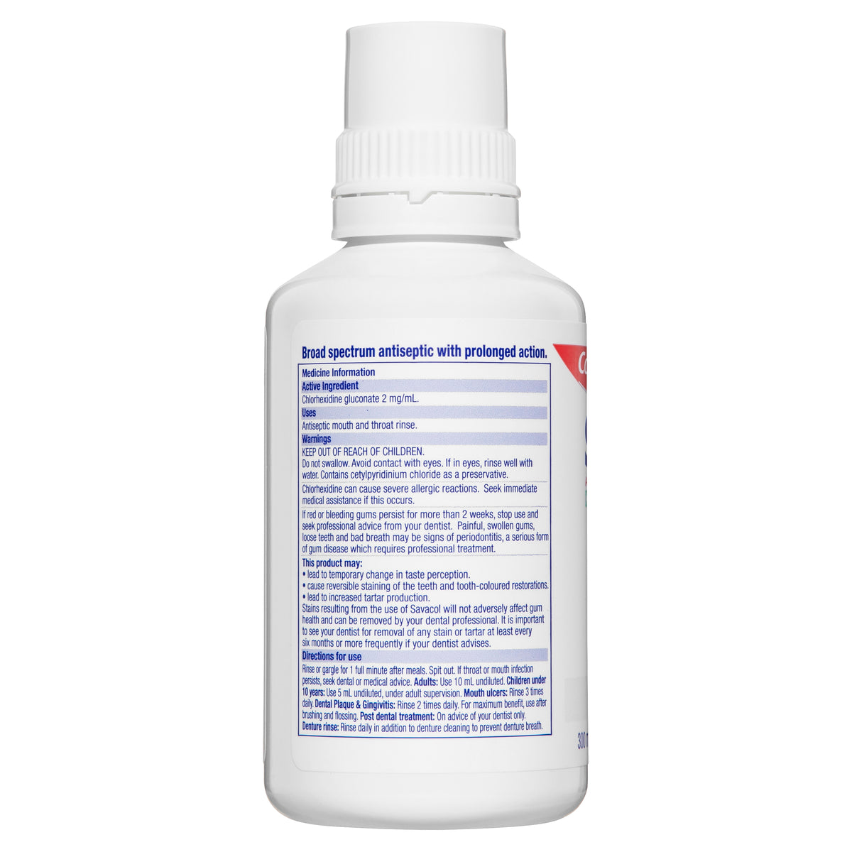 SAVACOL Orig Mint M/Wash Alc/F 300ml