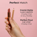 MCoBeauty Cream Matte Luxe Lipstick Cheeky Chat