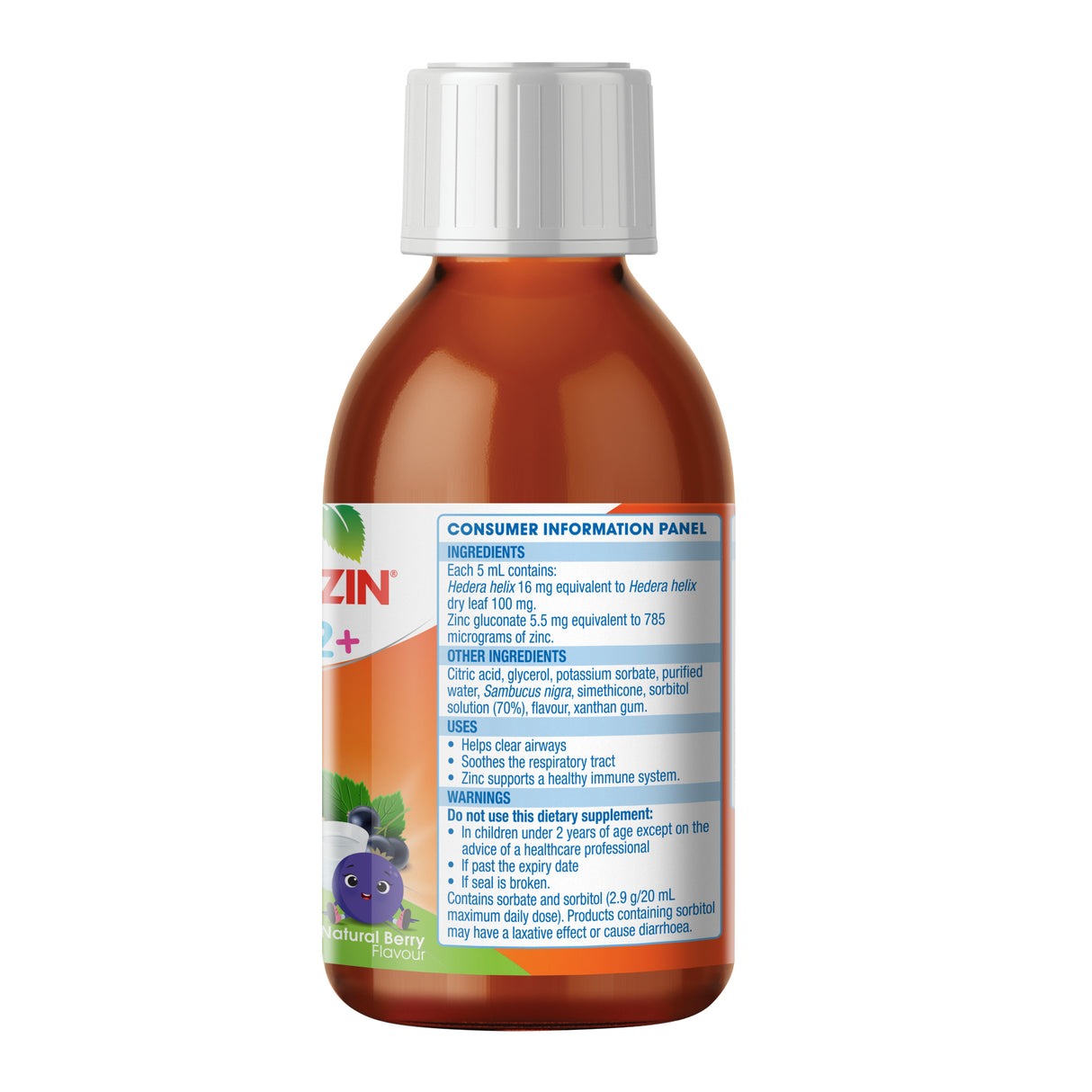 DEMAZIN Kids 2+chest +Imm Supp 200ml
