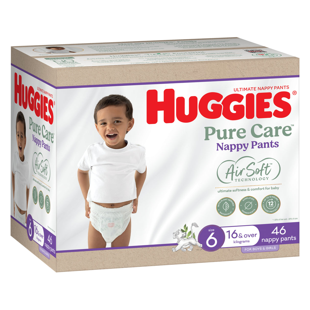 Huggies Ultimate Nappy Pants for Boys & Girls Size 6 (16kg & Over) 46 Pack