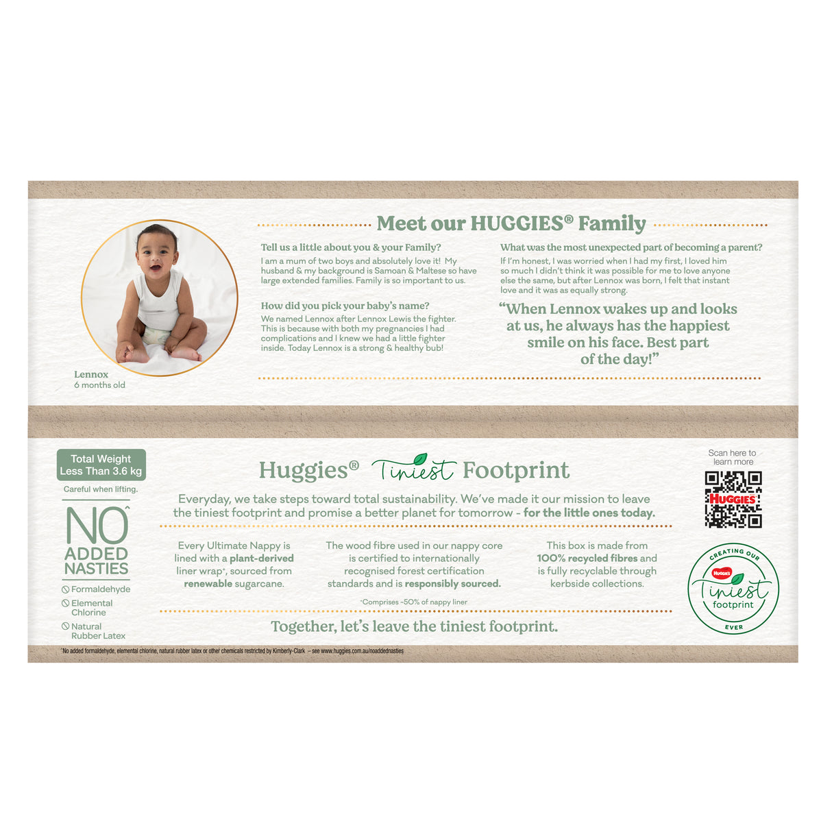 Huggies Pure Care Ultimate Nappy 3 Crawler Unisex 72pk