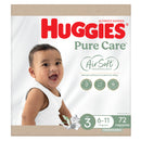 Huggies Pure Care Ultimate Nappy 3 Crawler Unisex 72pk