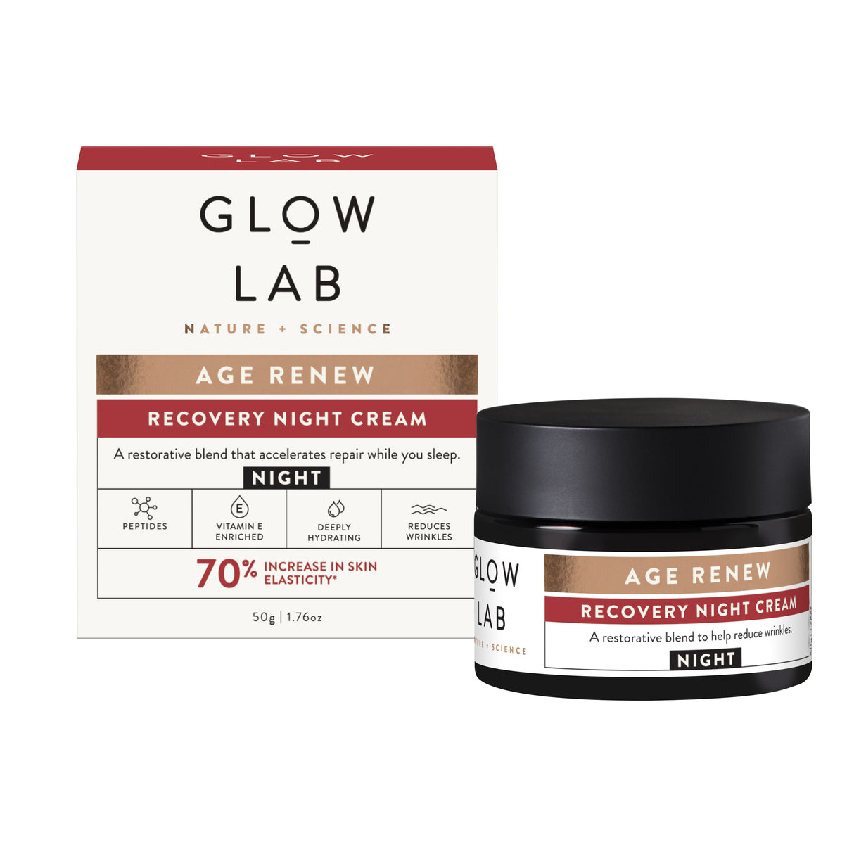 Glow Lab Age Renew Recovery Night Cream 50 g