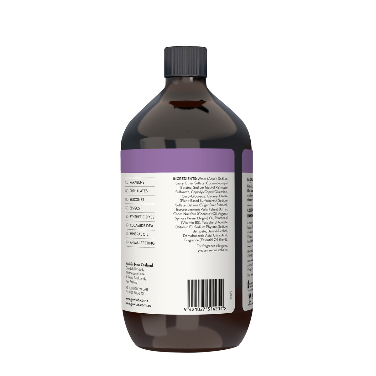 GLOW LAB Handwash Refill Coconut & Spiced Fig 900ml