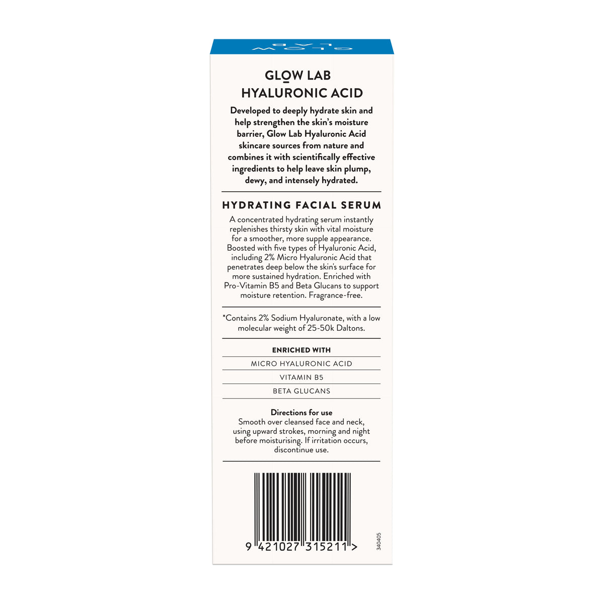 GLOW LAB Hydrating Facial Serum 30ml