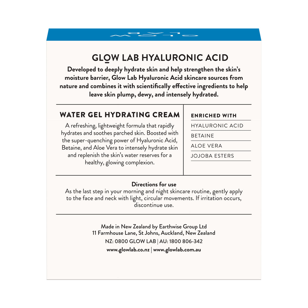 Glow Lab Water Gel Hydrate Cream 50 g