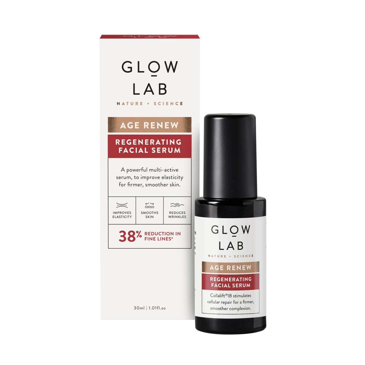 Glow Lab Age Renew Regenerating Facial Serum 30 mL