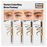 Revlon Colorstay Brow Fan Pen&Gel Dark Brn
