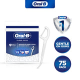 ORAL B Floss Picks Nonflav Wht 75pk