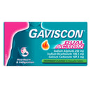 Gaviscon Dual Action Chewable Tablets Peppermint Heartburn & Indigestion Relief 16 Pack