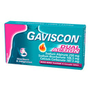 Gaviscon Dual Action Heartburn and Indigestion Relief Mixed Berry Flavour 16 Tablets