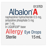 Albalon A Allergy Eye Drops 15mL