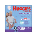 Huggies Ultra Dry Nappy Pants Boys Size 5 (12-17kg) 18 Pack
