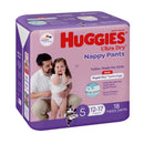 Huggies Ultra Dry Nappy Pants Girls Size 5 (12-17 kg) 18 Pack