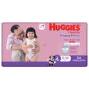 Huggies Ultra Dry Nappy Pants Girl Size 4 (9-14kg) 34 Pack
