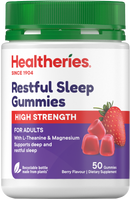 Healtheries High Strength Restful Sleep Gummies 50s