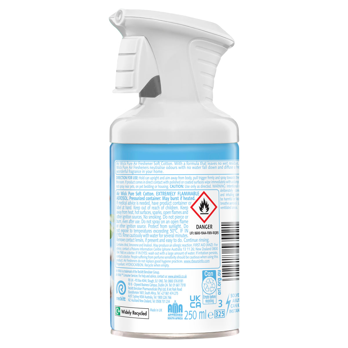 Air Wick Pure Air Freshener Spray Soft Cotton 159g