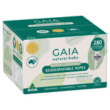 GAIA Natural Baby Water + Ceramides Biodegradable Wipes 280pk