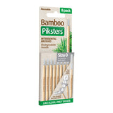 Piksters Interdental Brushes Bamboo Size 0 Grey 8pk