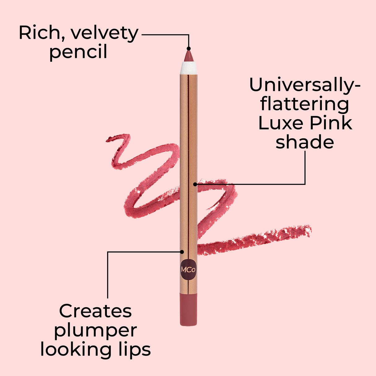 MCo MCW616 Perf Pout L/L Luxe Pink