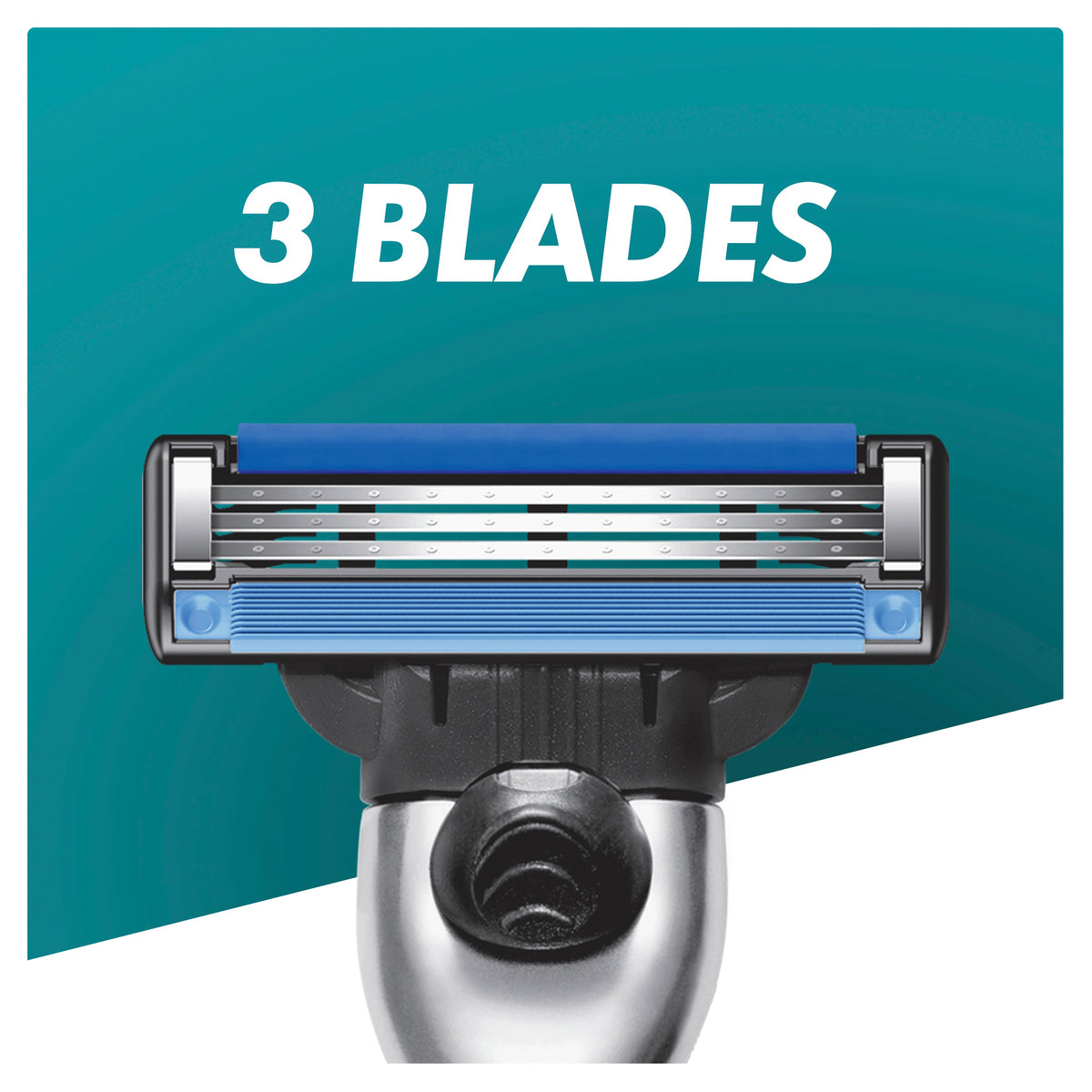 GILLETTE Mach3+ Razor 1Up+ 2 Cartridges