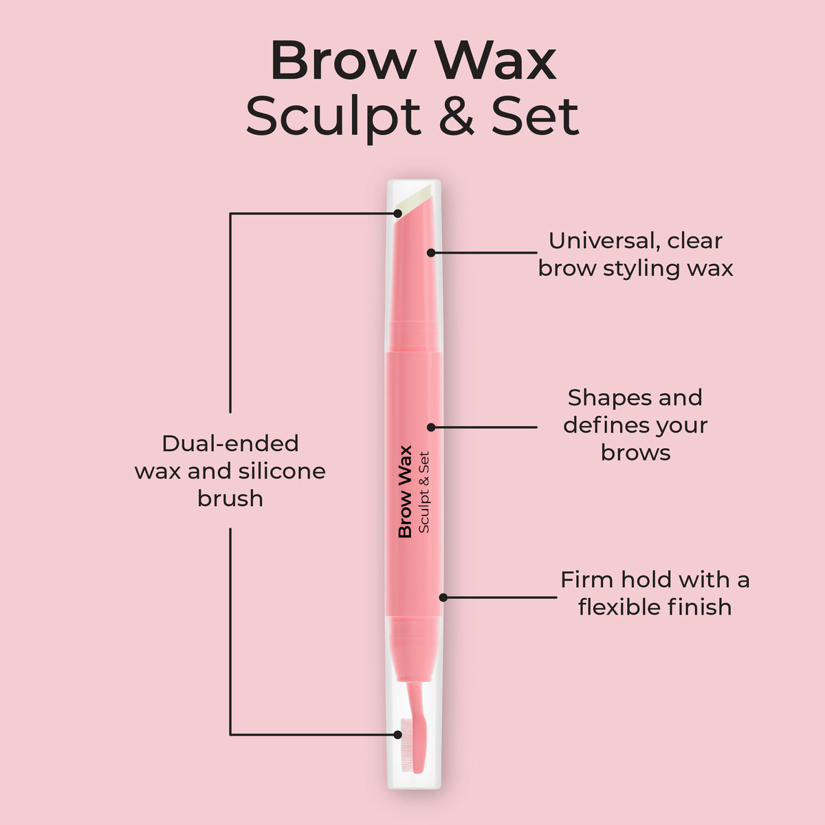 MCo MCH678 Brow Wax Sculpt & Set