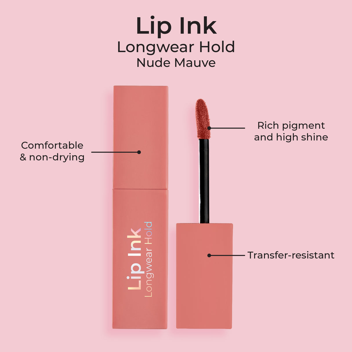 MCo MCW659 Lip Ink LW Hld Nude Mauve