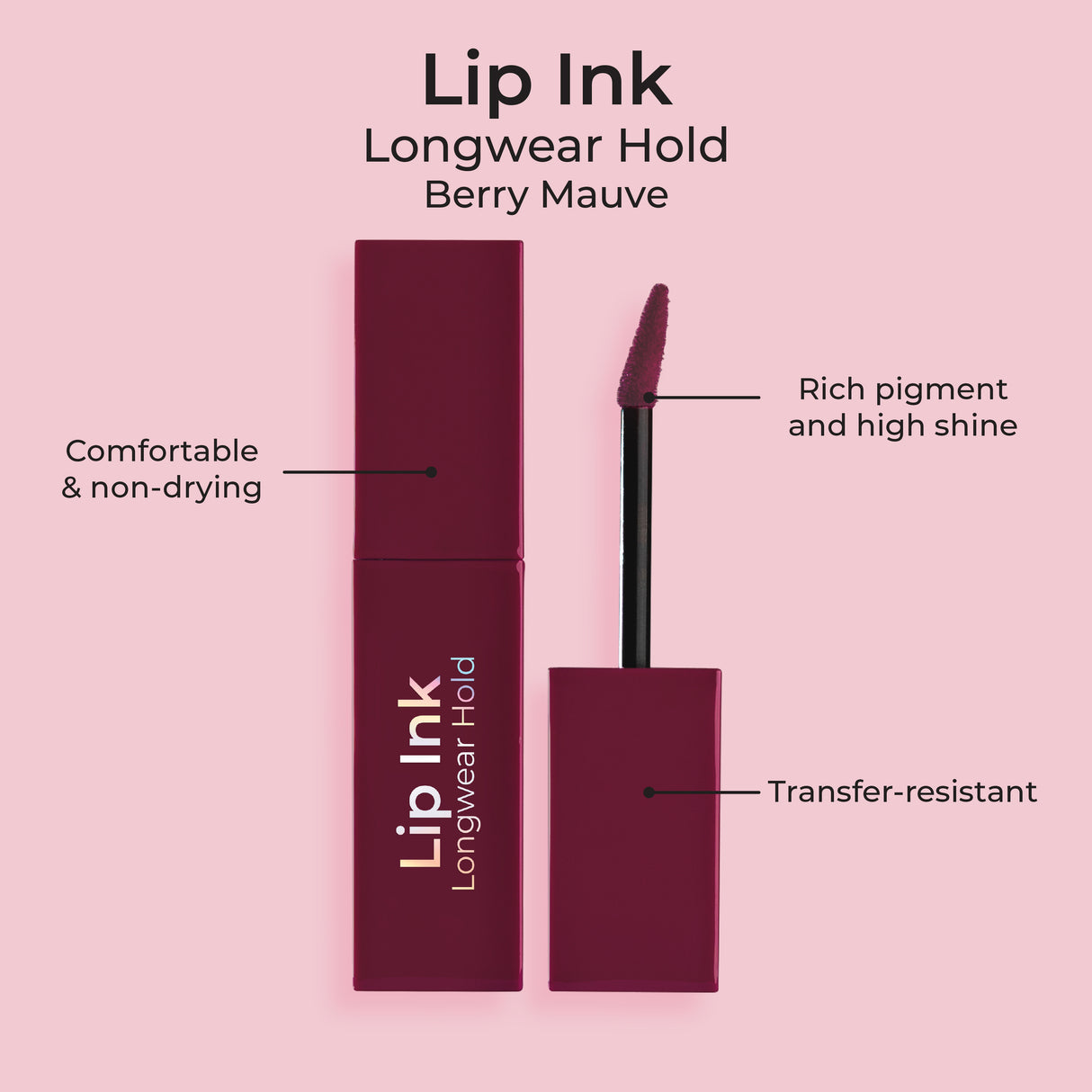 MCo MCW663 Lip Ink LW Hld Bry Mauve