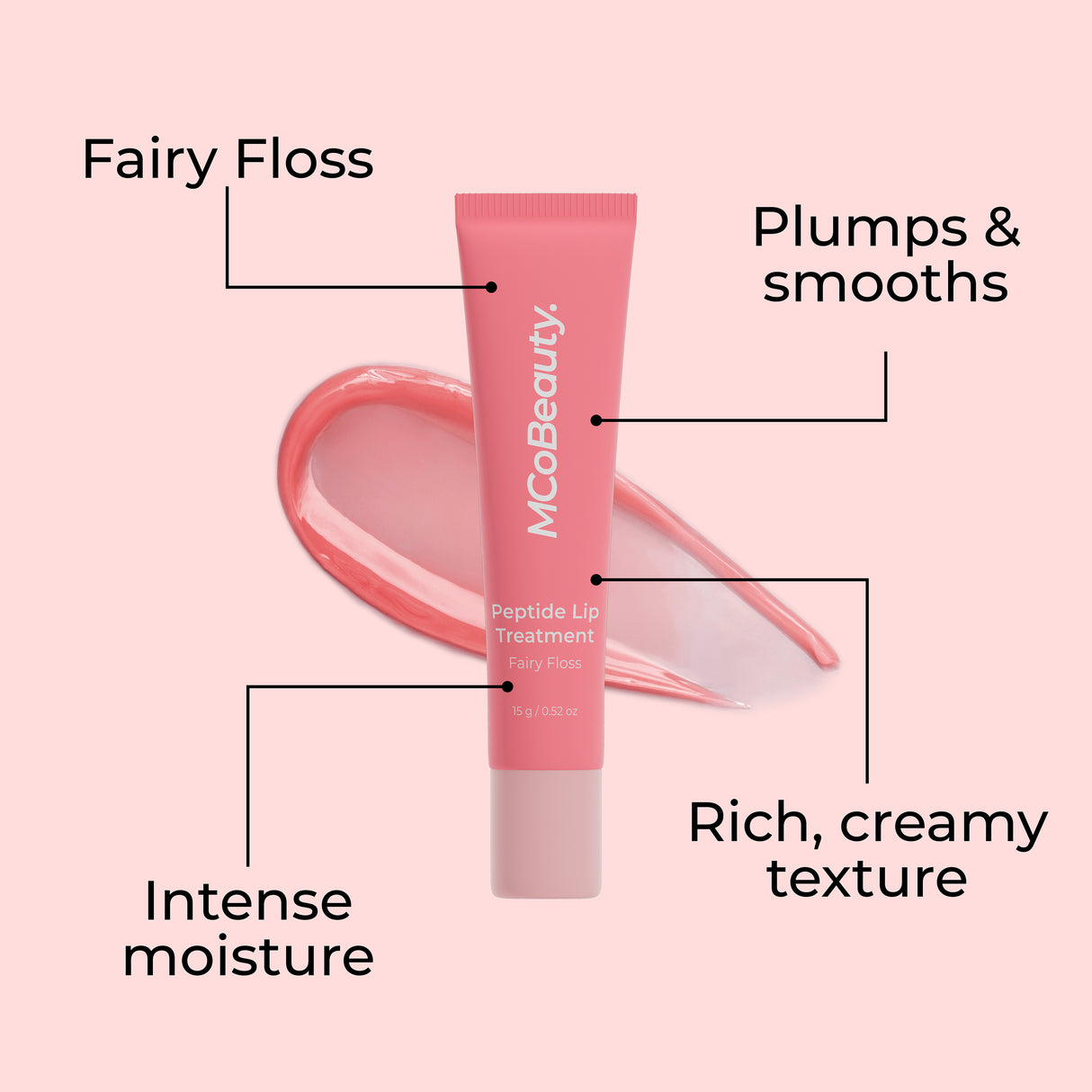 MCo MCW642 Pept Lip Trt Fairy Floss