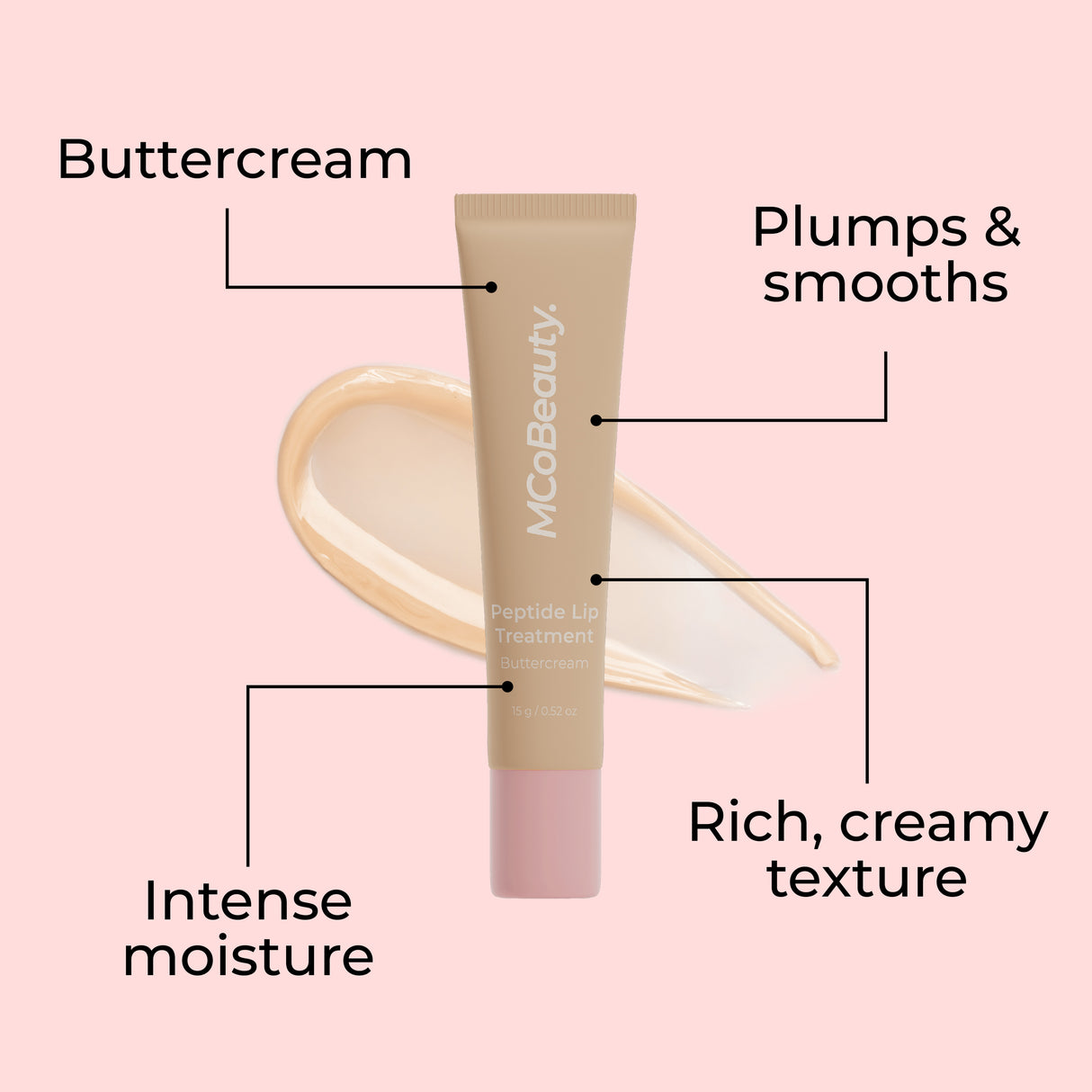 MCo MCW645 Pept Lip Trt Buttercream