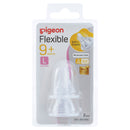 Pigeon Flexible Peristaltic Slim Neck Teat Size L 2 Pack