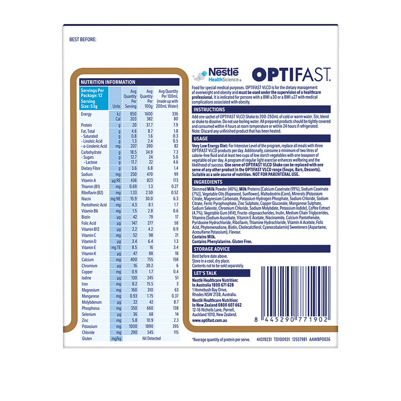 OPTIFAST VLCD Shake Coffee 12x53g