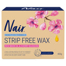 Nair Sensitive Strip Free Wax Rice Bran Oil & Cherry Blossom 400g
