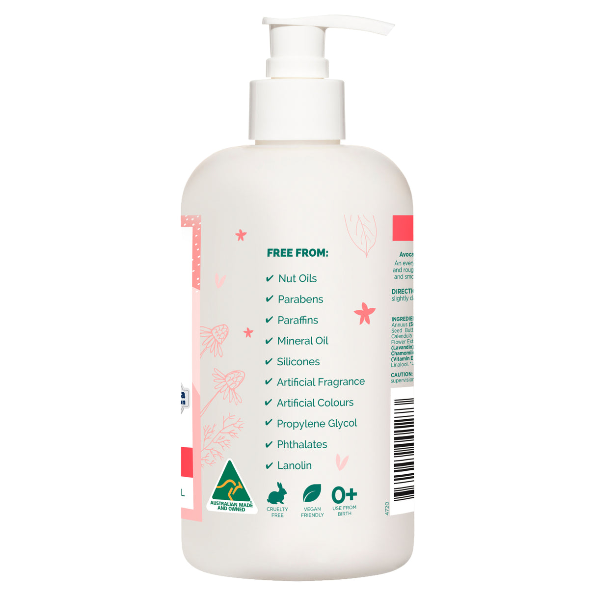 GAIA Natural Baby Moisturiser 500ml
