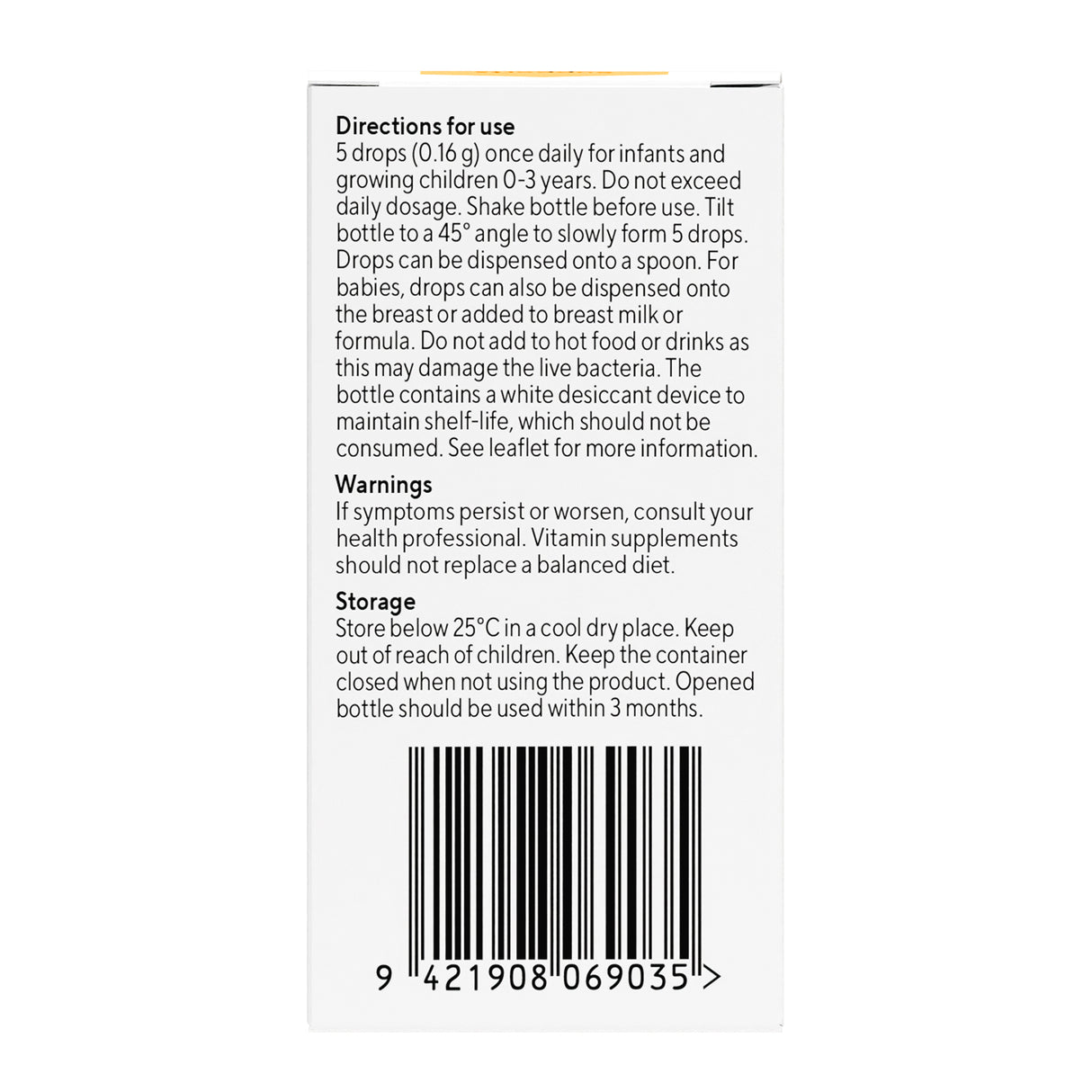 BioGaia Protectis Baby Probiotic Drops Vit D