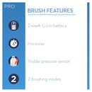 Oral-B Pro 2000 Electric Toothbrush Black With Travel Case