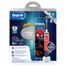 Oral-B Kids Stages Power Spiderman Blue and Red Electric Toothbrush with charger