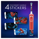 Oral-B Kids Stages Power Spiderman Blue and Red Electric Toothbrush with charger
