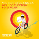 Nurofen For Children 7and Pain and Fever Relief Chewable Capsules 100mg Ibuprofen Orange 24 pack