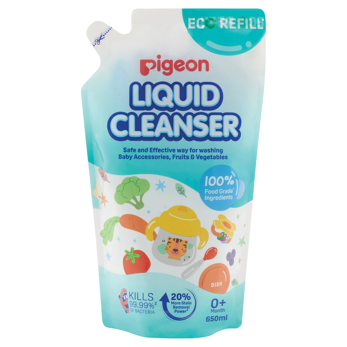Pigeon Liquid Cleanser Refill Pack 650ml