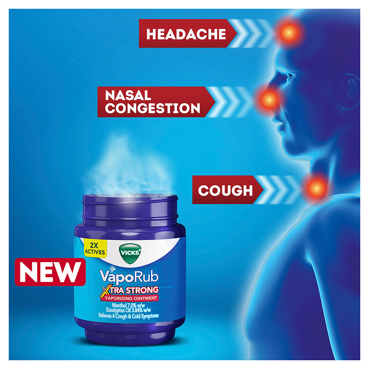 VICKS Xtra Strong Vaporub 50g