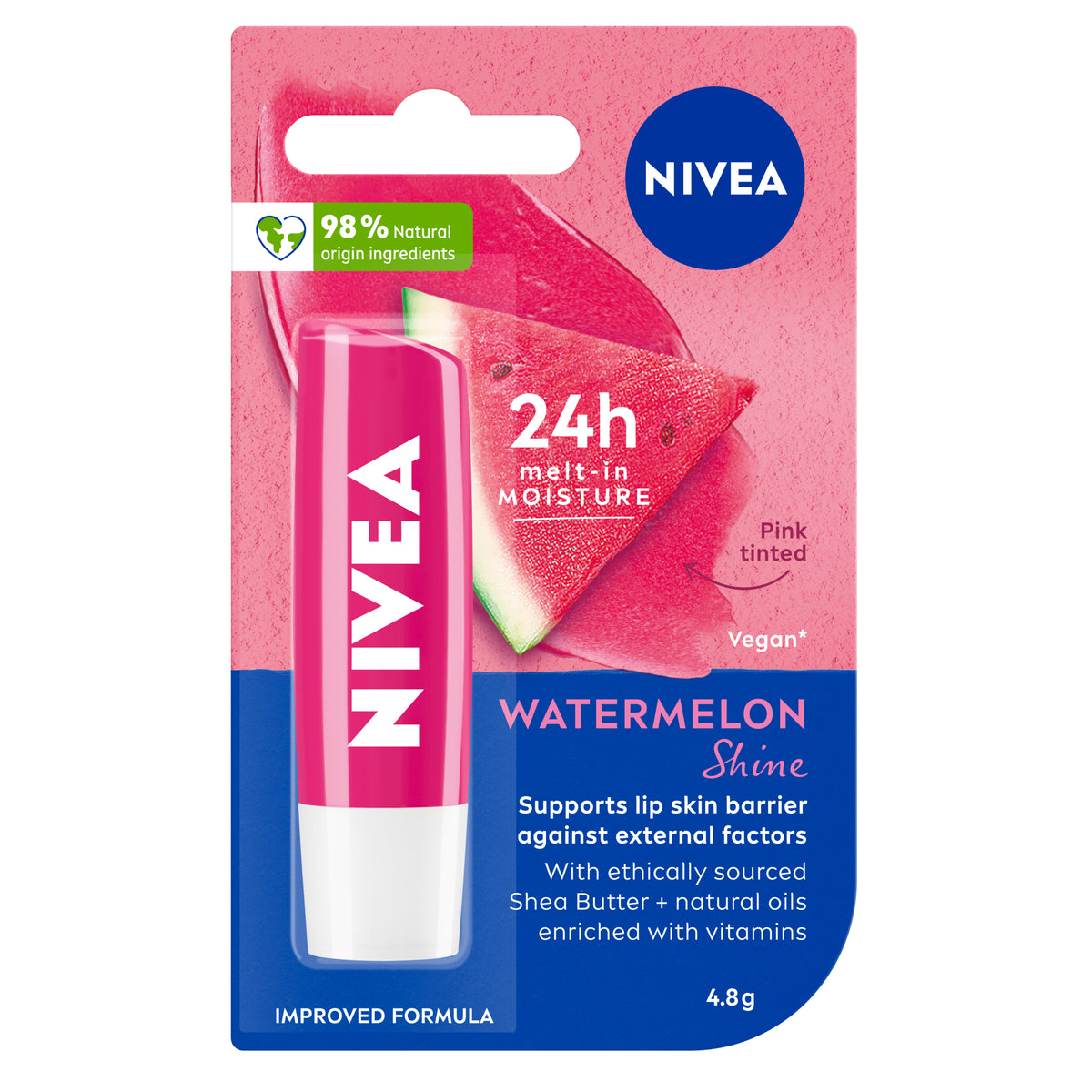 Nivea Lip Balm Watermelon Shine 4.8 g