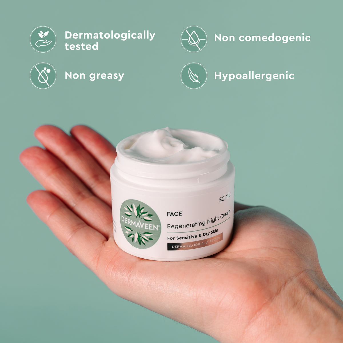 DermaVeen Face Regen Night Cream 50ml