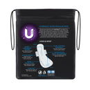 U By Kotex Extra Overnight Pads with Wings 10 Pack