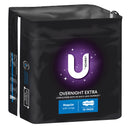U By Kotex Extra Overnight Pads with Wings 10 Pack