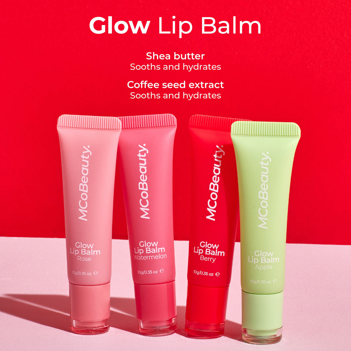 MCoBeauty Glow Lip Balm - Watermelon
