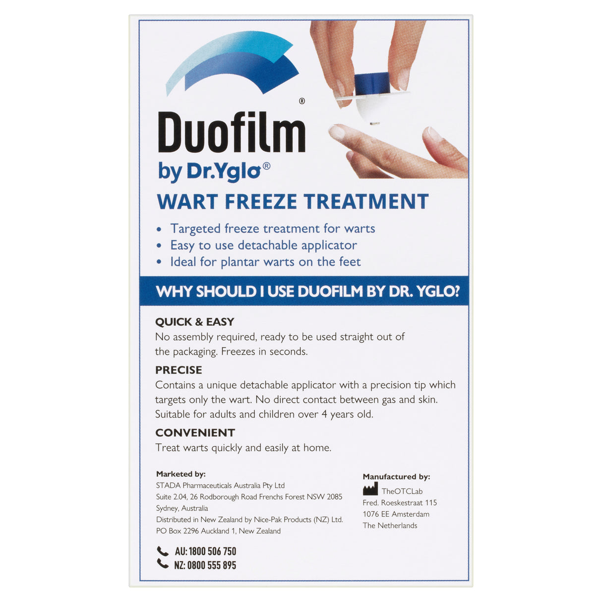 DUOFILM By Dr. Yglo Wart Freeze 50ml