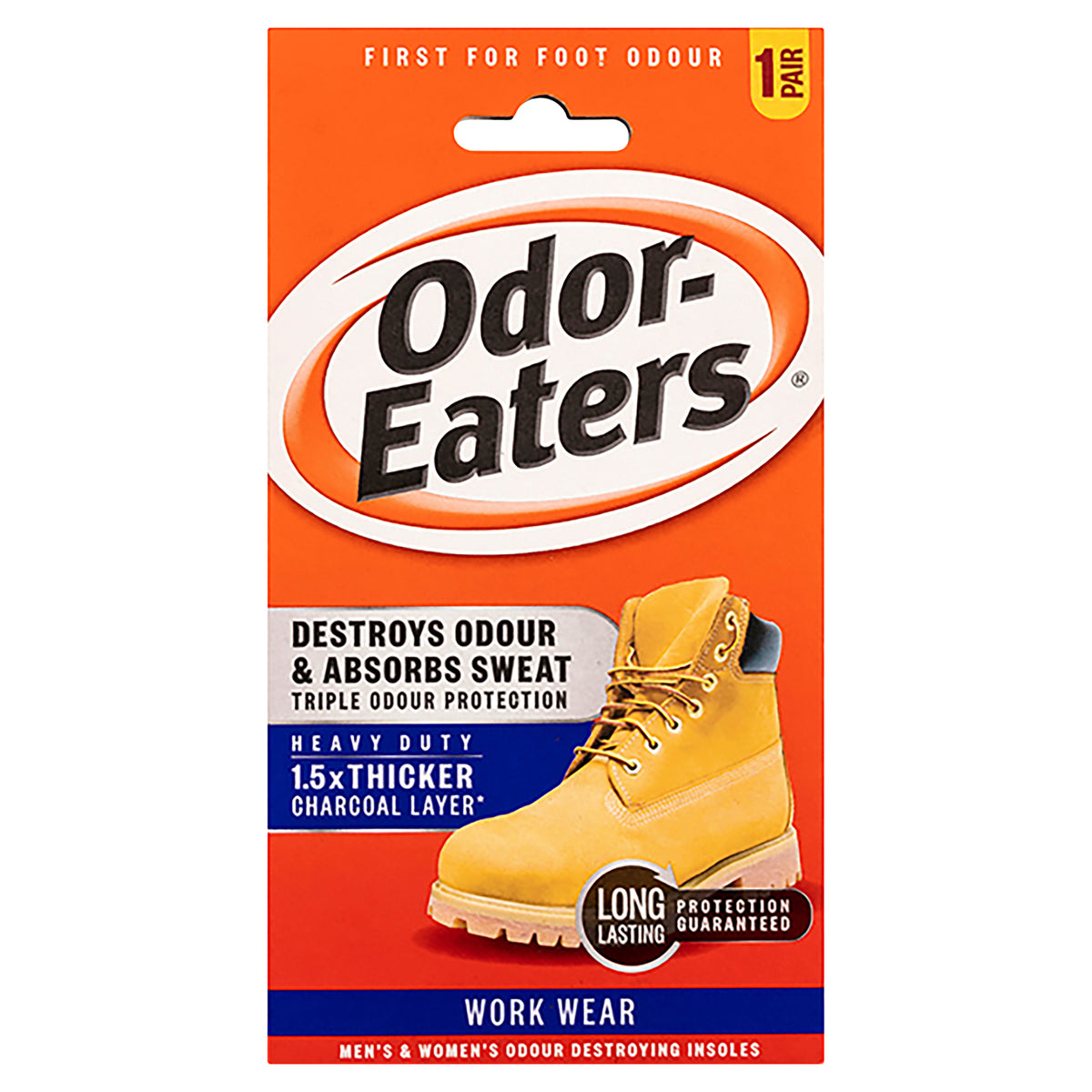 Odor-Eaters Work Wear Insoles 1 Pair