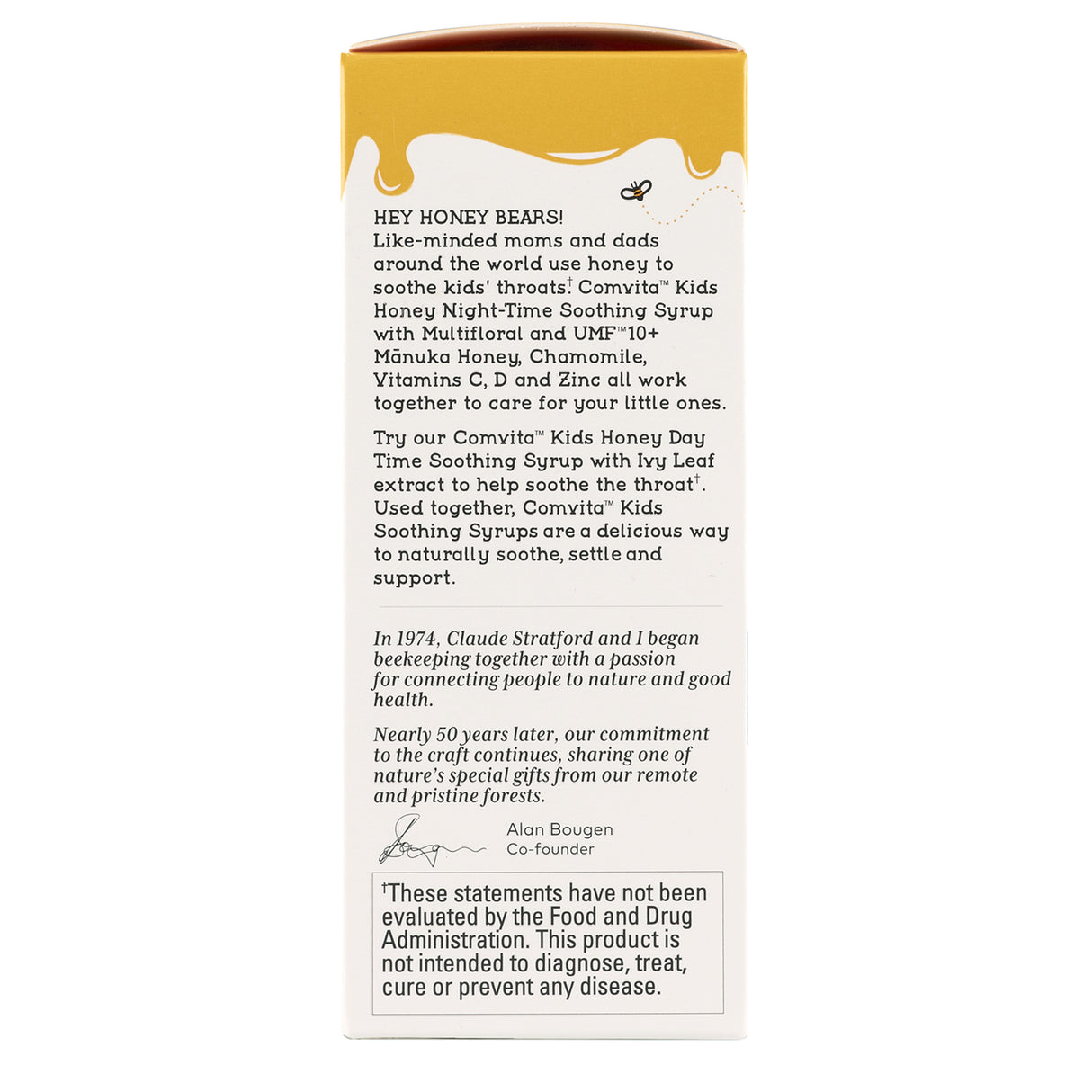 Comvita Kids Honey Night-Time Soothing Syrup 4fl oz 118ml