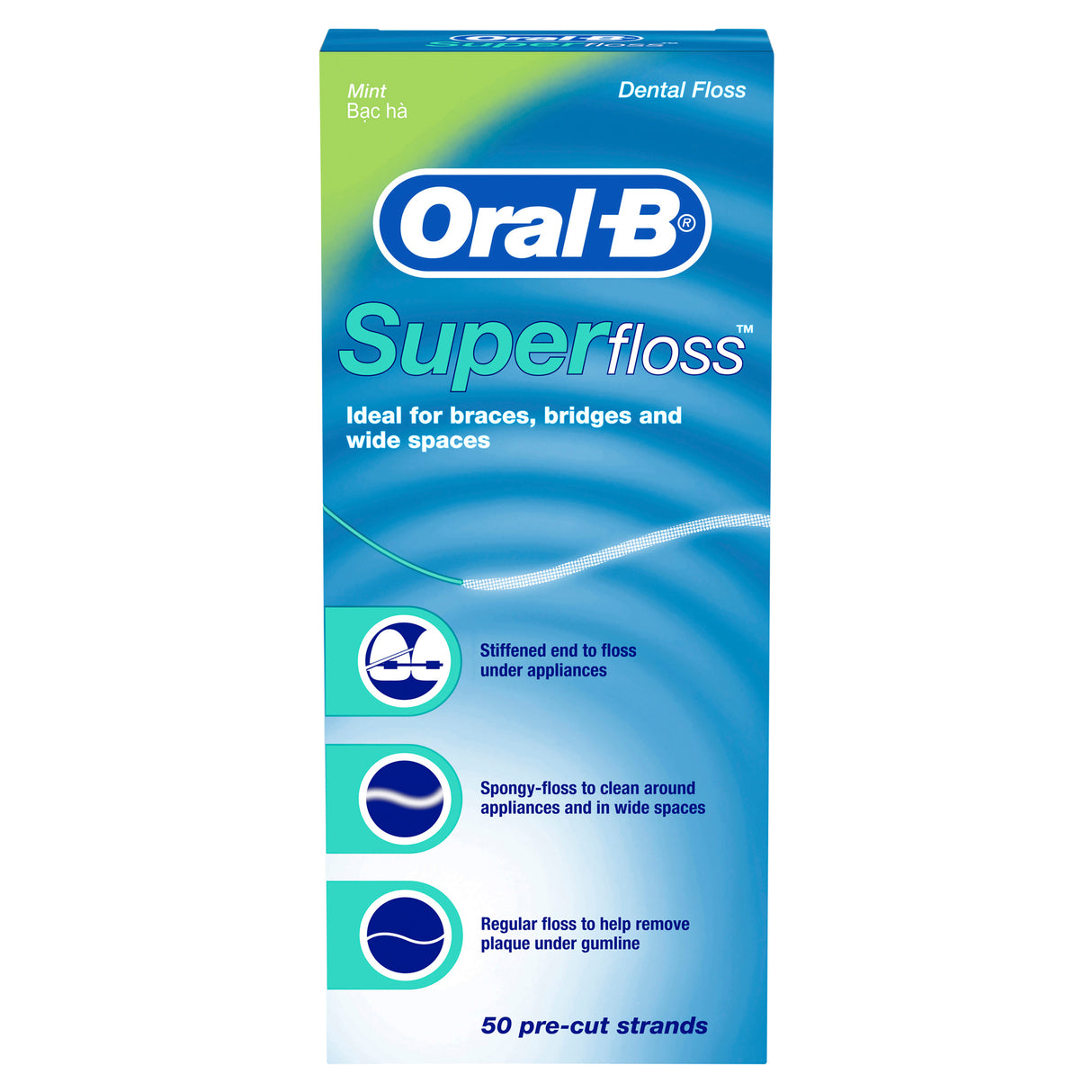 Oral-B Superfloss Unwaxed 50m
